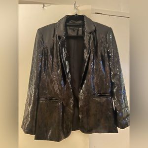 Black sequin blazer